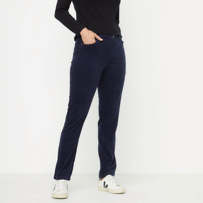 NEWPORT - Pantalón Recto Mujer Tiro medio Newport