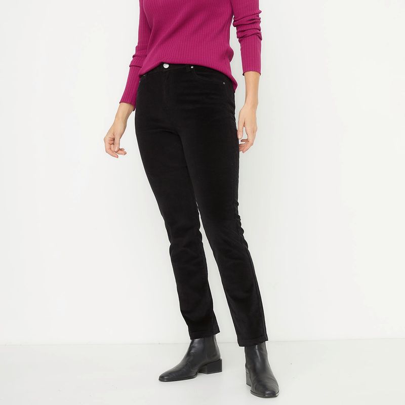 NEWPORT - Pantalón Recto Mujer Tiro medio Newport