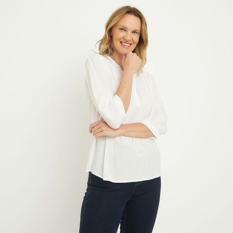 NEWPORT - Blusa Mujer Manga 3/4 Newport