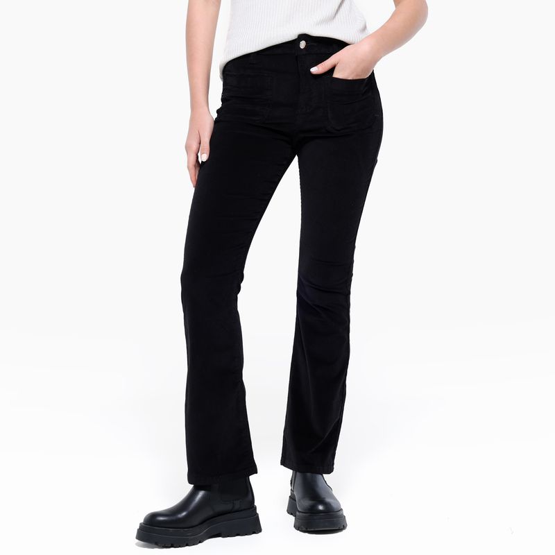 UNIVERSITY CLUB - Pantalón Flare Mujer Tiro medio University Club