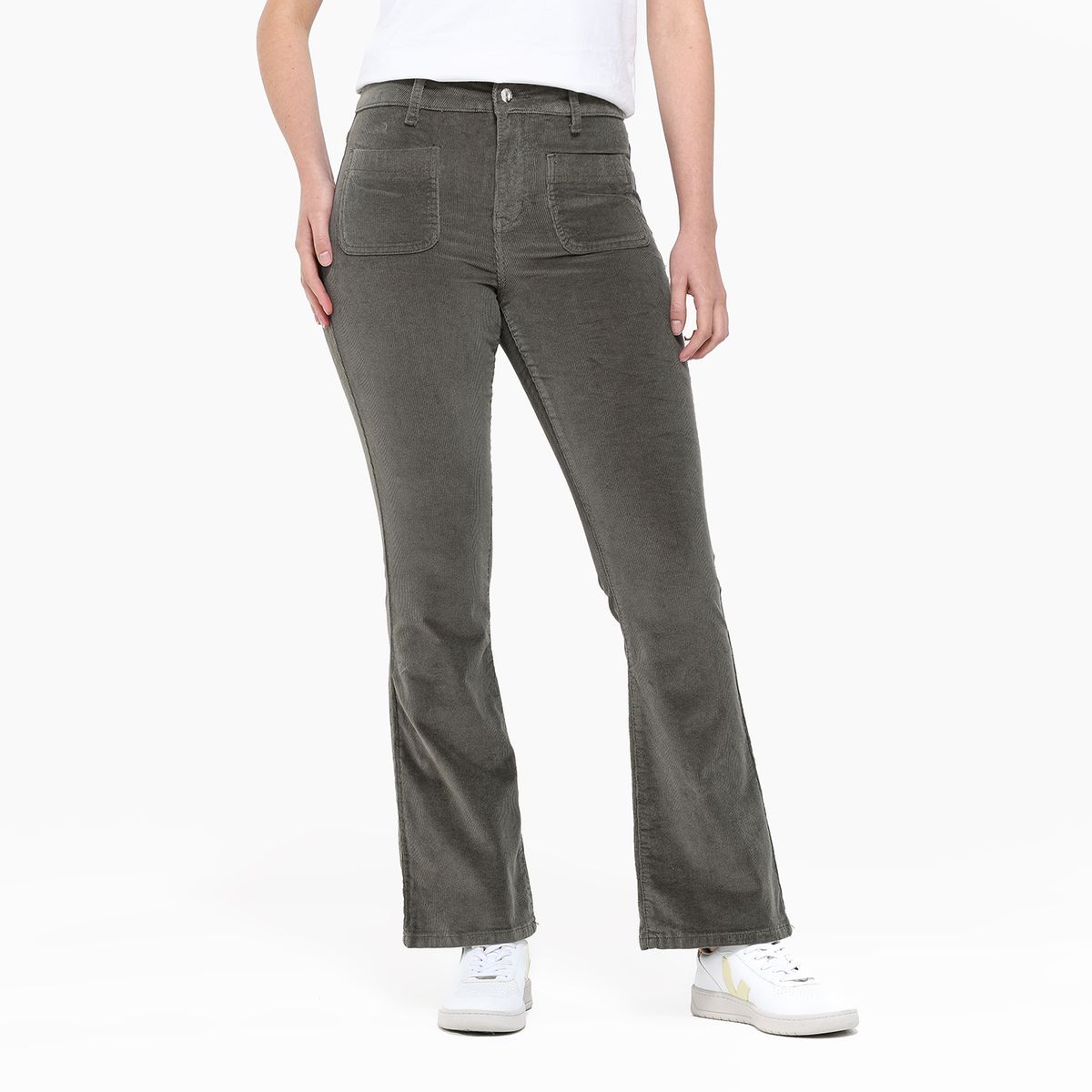 UNIVERSITY CLUB - Pantalón Flare Mujer Tiro medio University Club