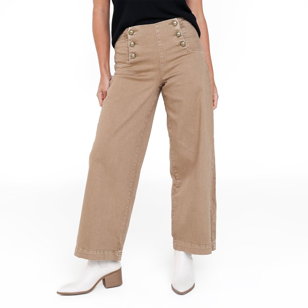 UNIVERSITY CLUB - Jean Wide leg Mujer Tiro medio UCLUB