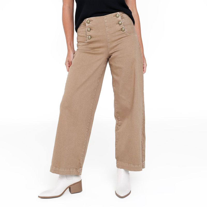  - Jean Wide leg Mujer Tiro medio UCLUB