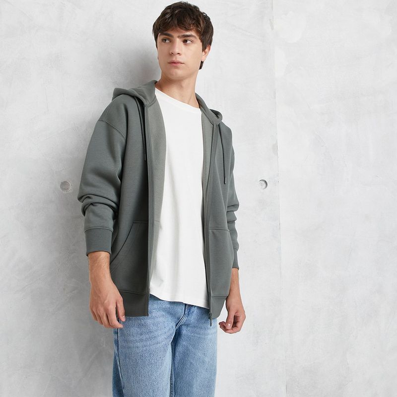 BEARCLIFF - Hoodie Hombre de Algodón Bearcliff