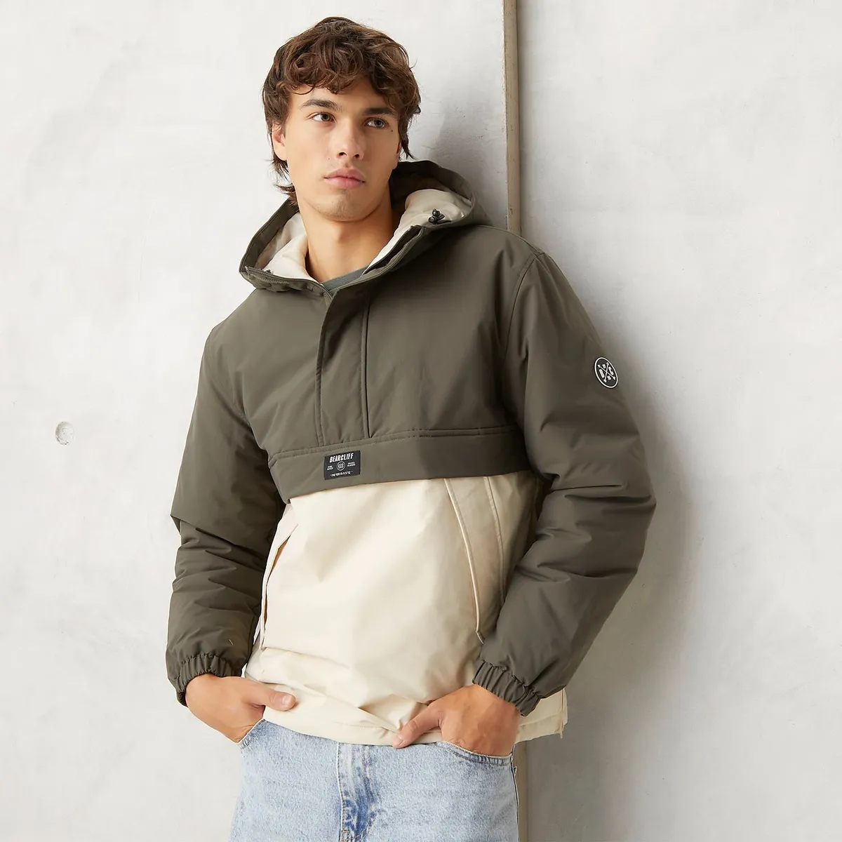 BEARCLIFF - Chaqueta Hombre Acolchada de Poliester Bearcliff