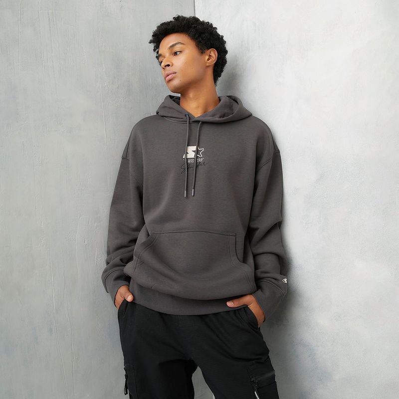 STARTER - Hoodie Hombre Con Logo de Algodón Starter