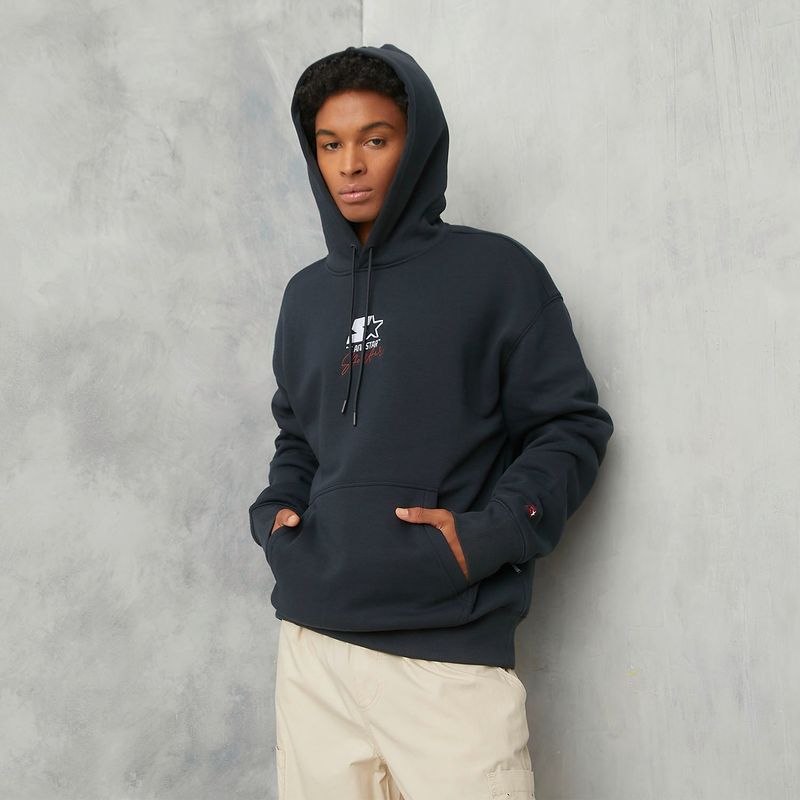 STARTER - Hoodie Hombre Con Logo de Algodón Starter