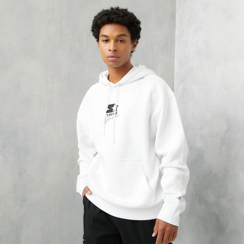 STARTER - Hoodie Hombre Con Logo de Algodón Starter