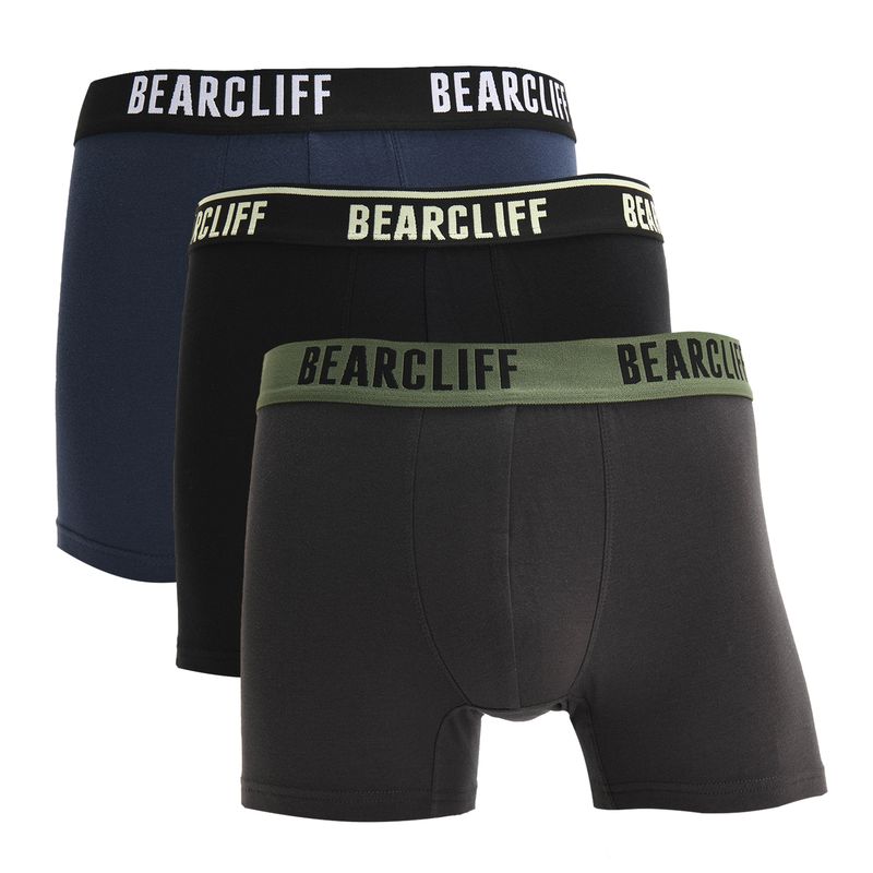 BEARCLIFF - Boxer Hombre Pack de 3 de Algodón Bearcliff