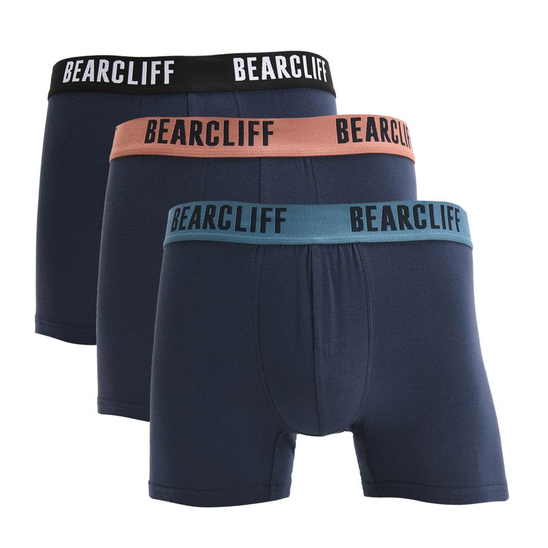 BEARCLIFF - Boxer Hombre Pack de 3 de Algodón Bearcliff