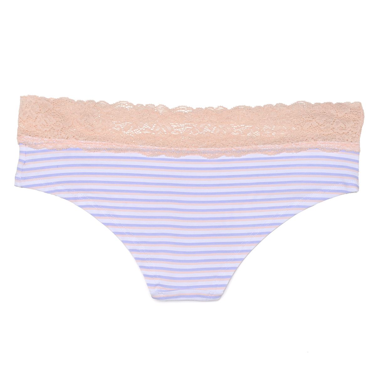 SYBILLA - Panti Clásico con Encaje de Algodón para Mujer Sybilla