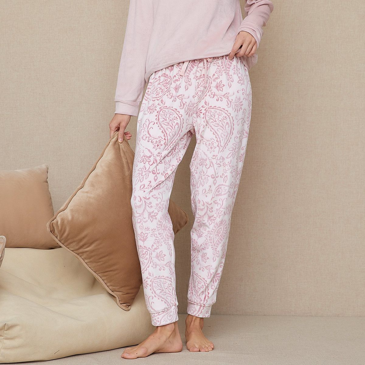 BLU - Pantalón de pijama Mujer Largo  blu