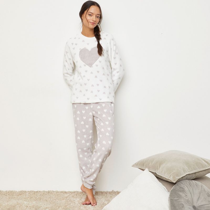 SYBILLA - Conjunto de pijama con pantalón Mujer Largo Manga larga Sybilla