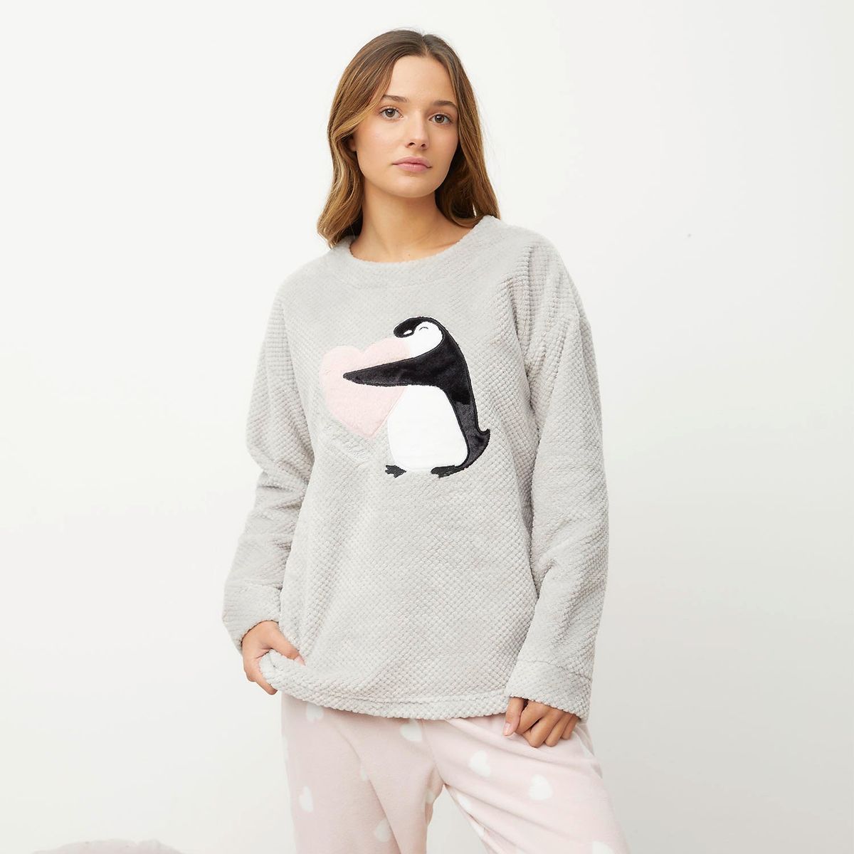 SYBILLA - Pijama completa con pantalón Mujer Largo Manga larga Estampado Sybilla