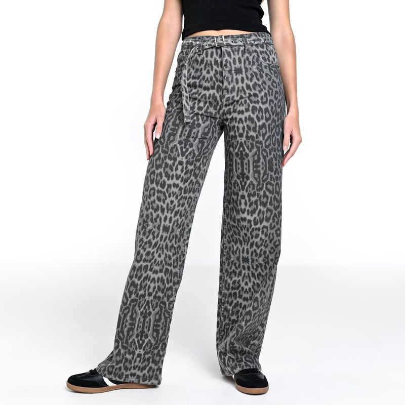 DENIMLAB - Jean Baggy Mujer Tiro alto Denimlab