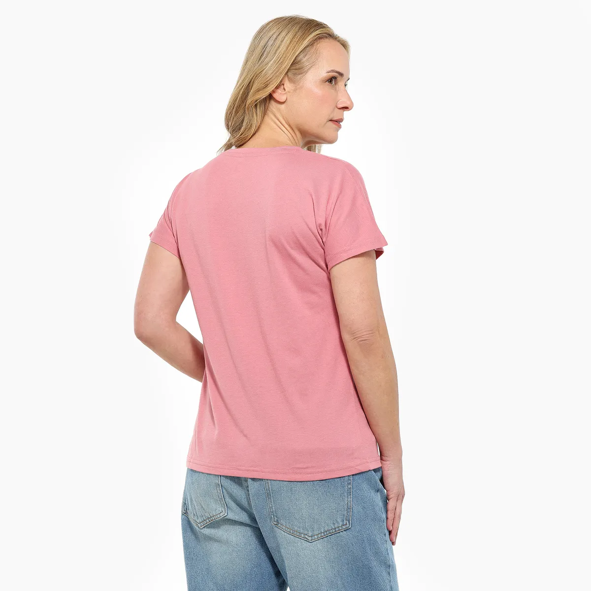 NEWPORT - Camiseta Mujer con Estampado Manga corta de Algodón Newport