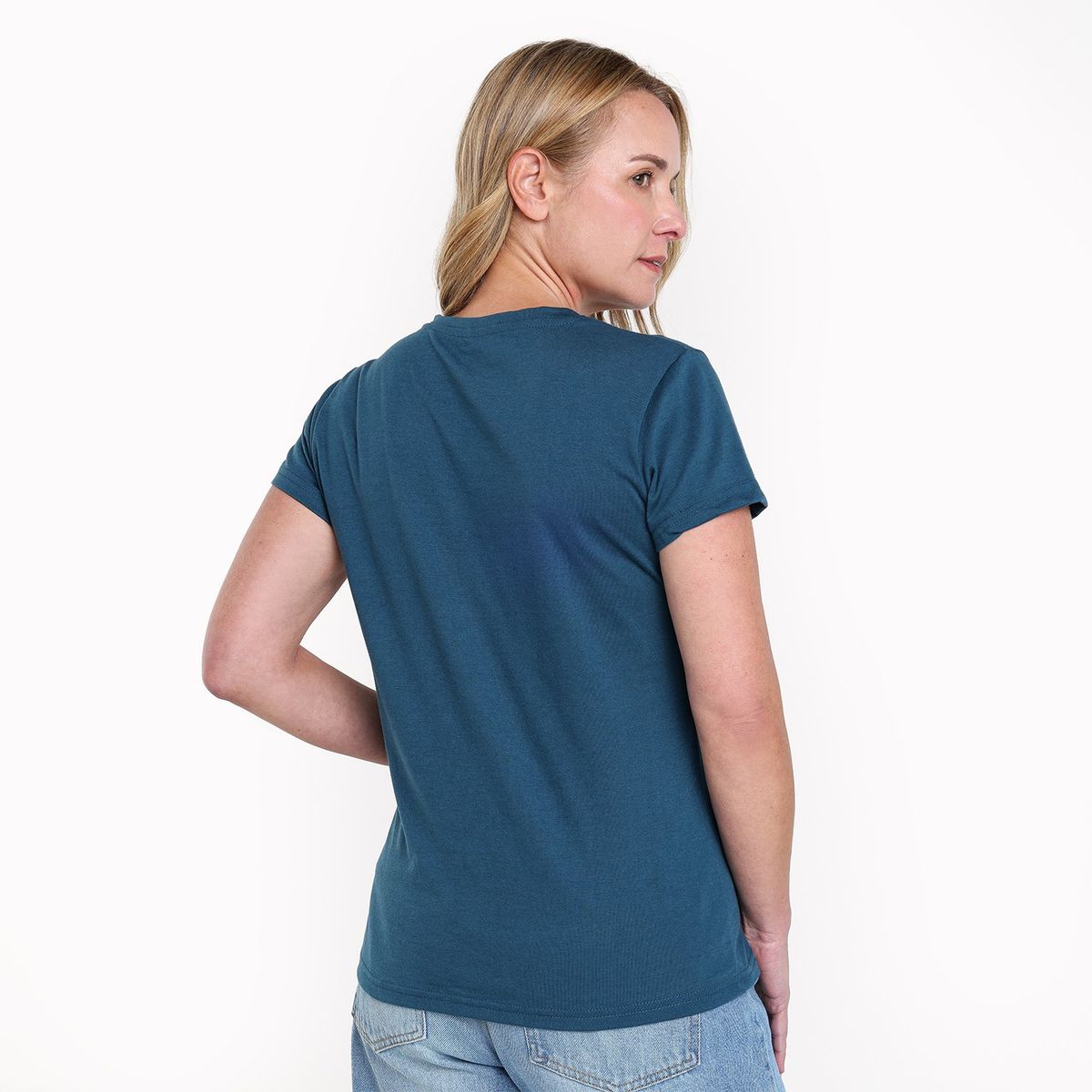 NEWPORT - Camiseta Mujer con Estampado Manga corta de Algodón Newport