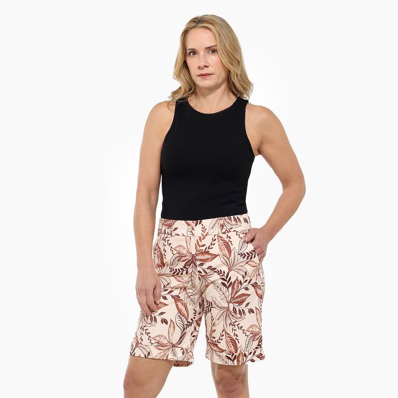 SOUTHLAND - Short Mujer Tiro alto de Algodón Southland