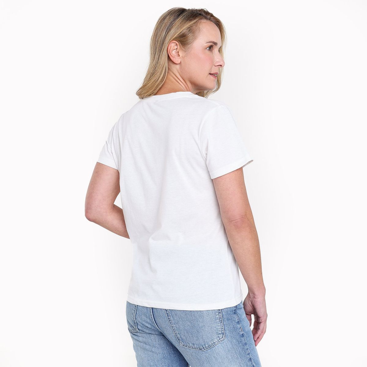 SOUTHLAND - Camiseta Mujer con Estampado Manga corta de Algodón Southland