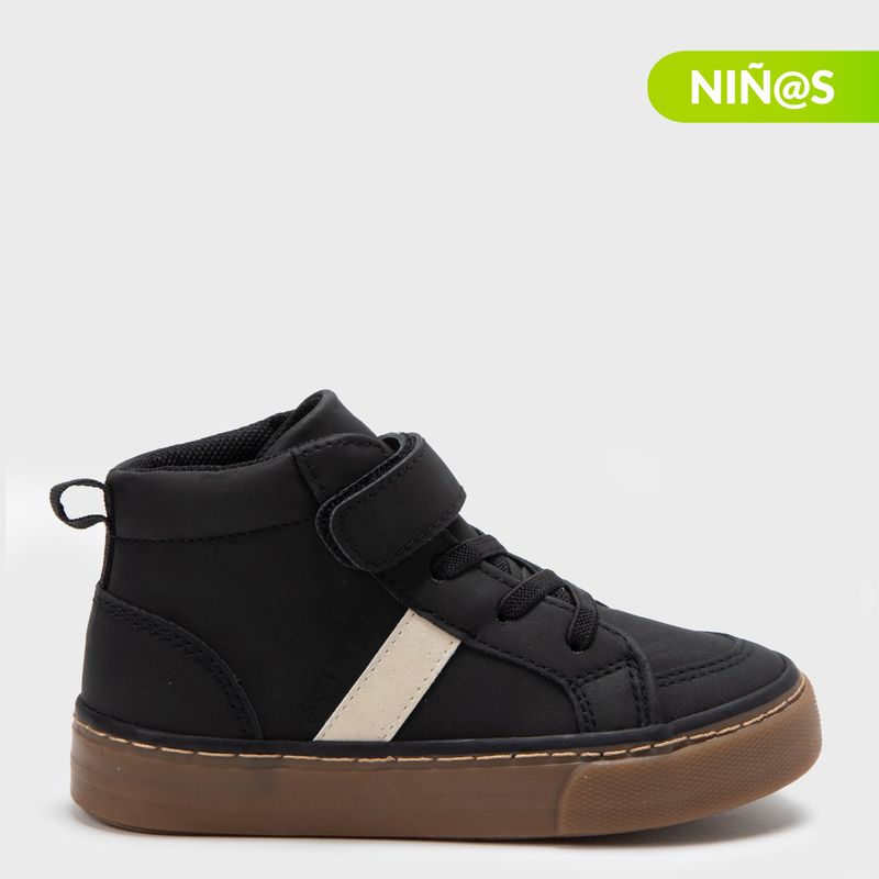YAMP - Tenis moda Yamp Sp Skatehi I Niño con Velcro color Negro