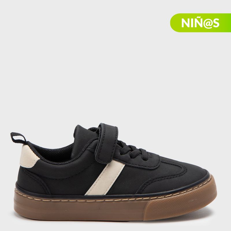 YAMP - Tenis moda Yamp Sp Skate I Niño con Velcro color Negro