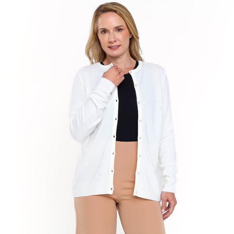 SOUTHLAND - Cardigan Mujer Con aplique Southland