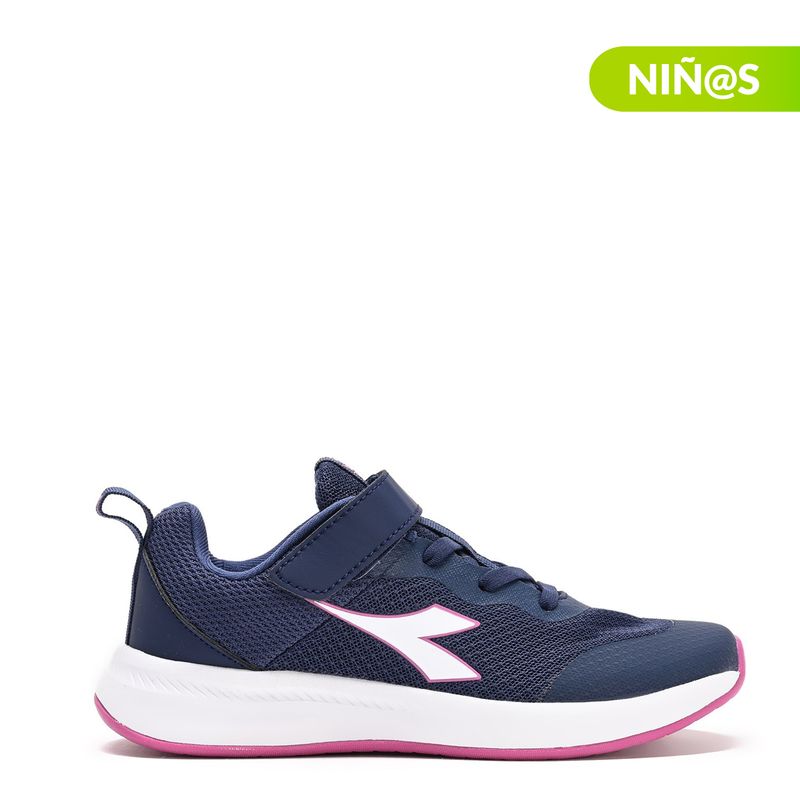 DIADORA - Tenis moda Diadora Solton K Niña con Velcro