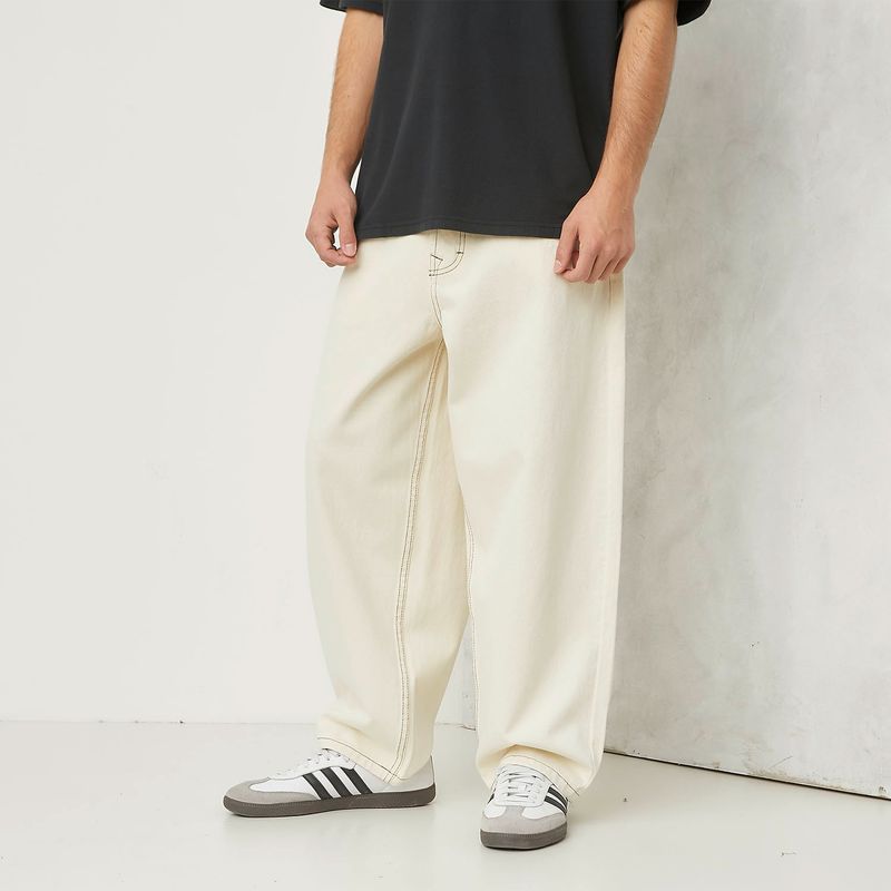 BEARCLIFF - Jean 5 Bolsillos Hombre Wide leg de Algodón Bearcliff