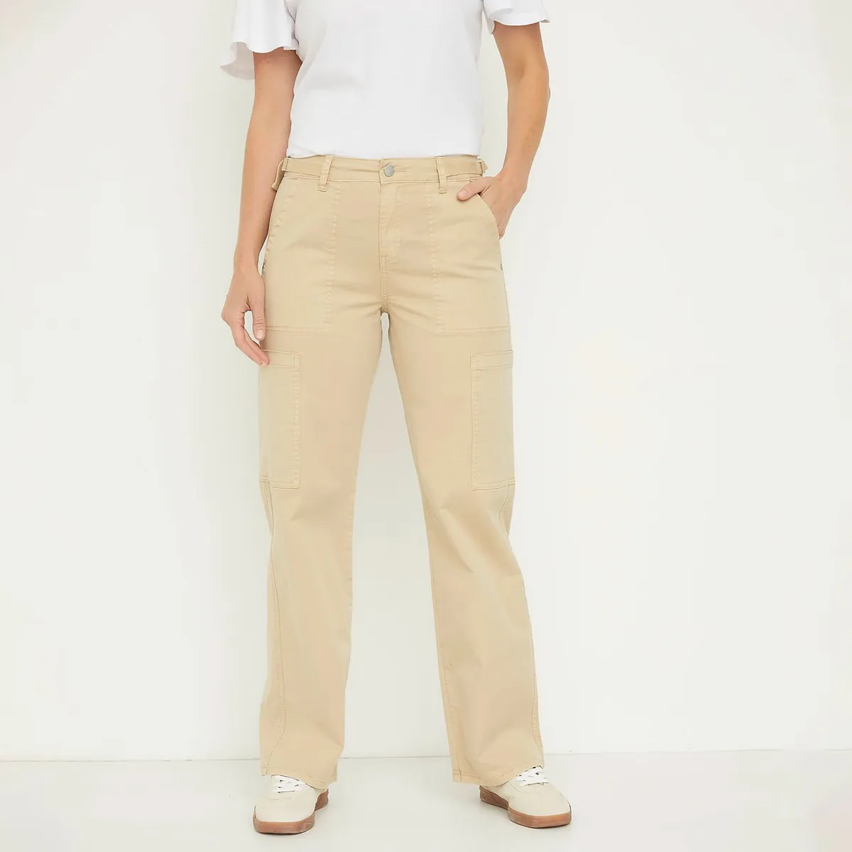 NEWPORT - Pantalón Cargo Mujer Tiro medio Newport