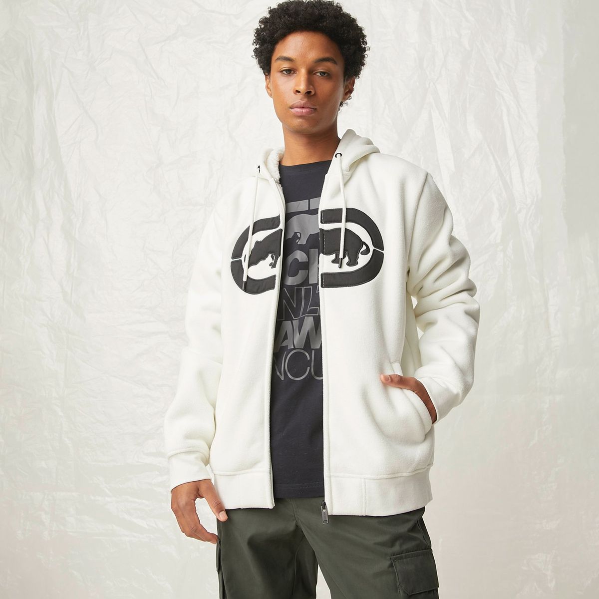 ECKO - Hoodie Hombre Con Logo de Poliéster Ecko