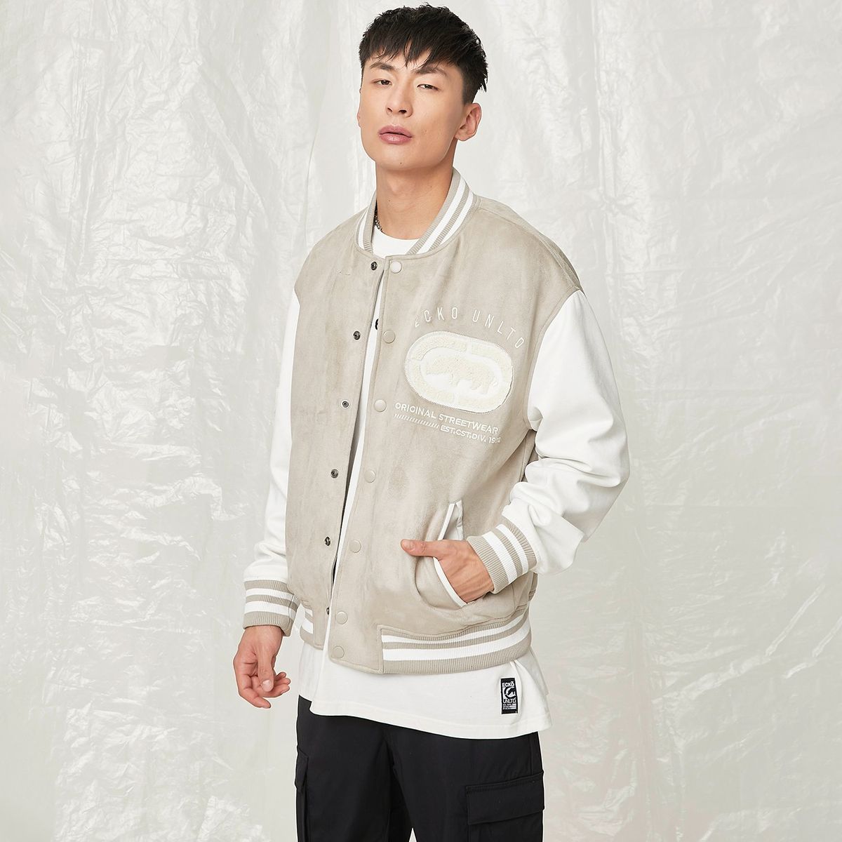 ECKO - Chaqueta Hombre Con Logo Ecko