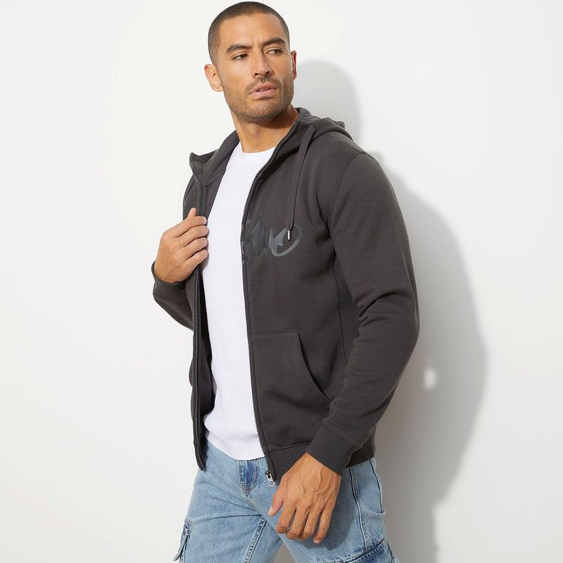 MOSSIMO - Hoodie Hombre Con Logo de Algodón Mossimo