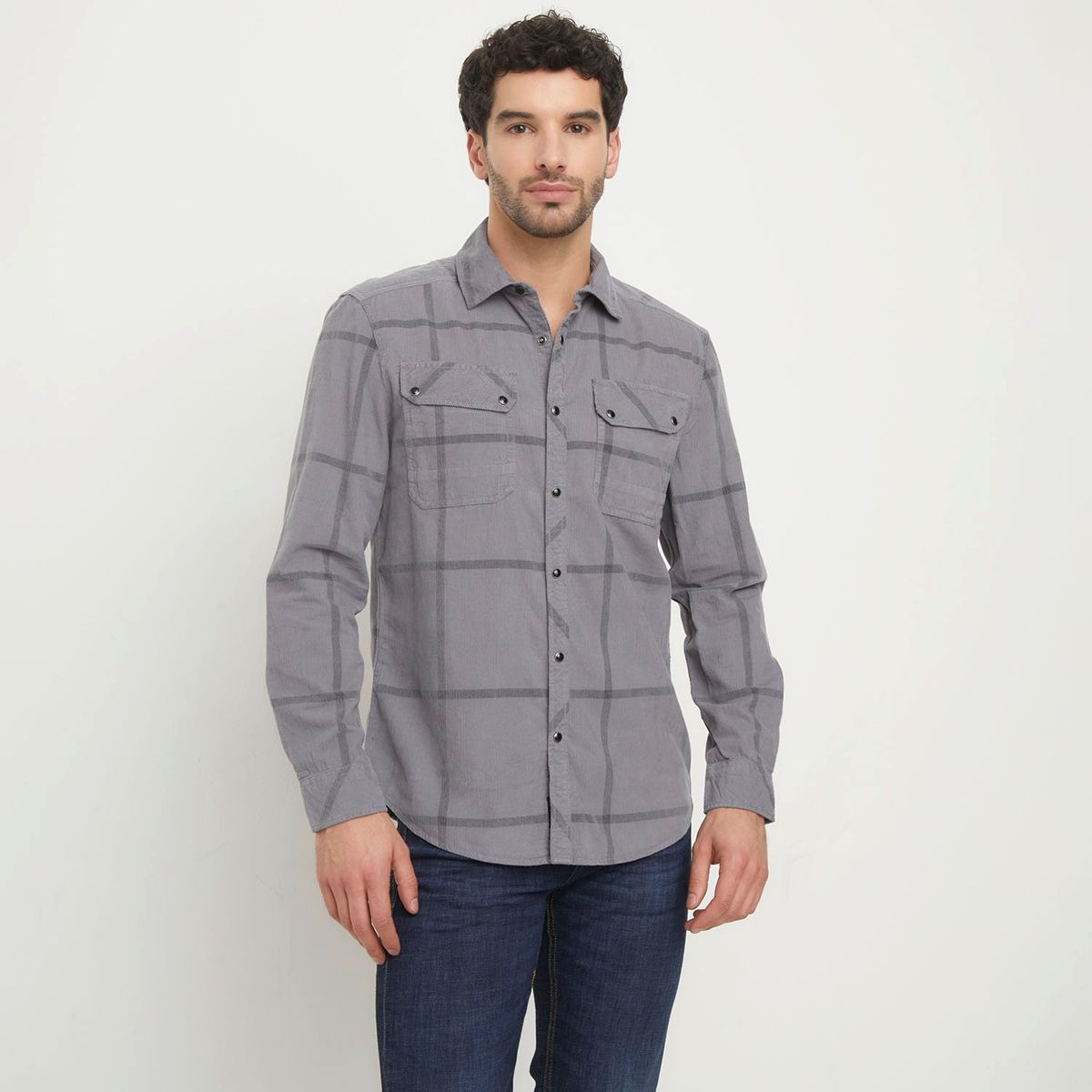 MOSSIMO - Camisa Hombre Manga larga Recto Mossimo