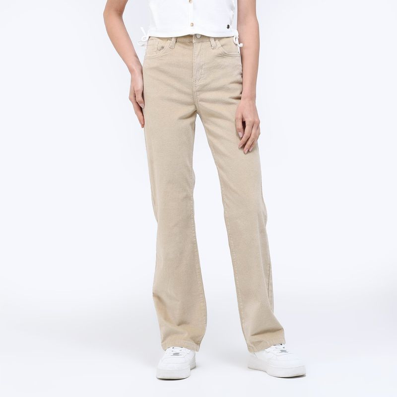 DOO AUSTRALIA - Pantalón Recto Mujer Tiro medio Doo Australia