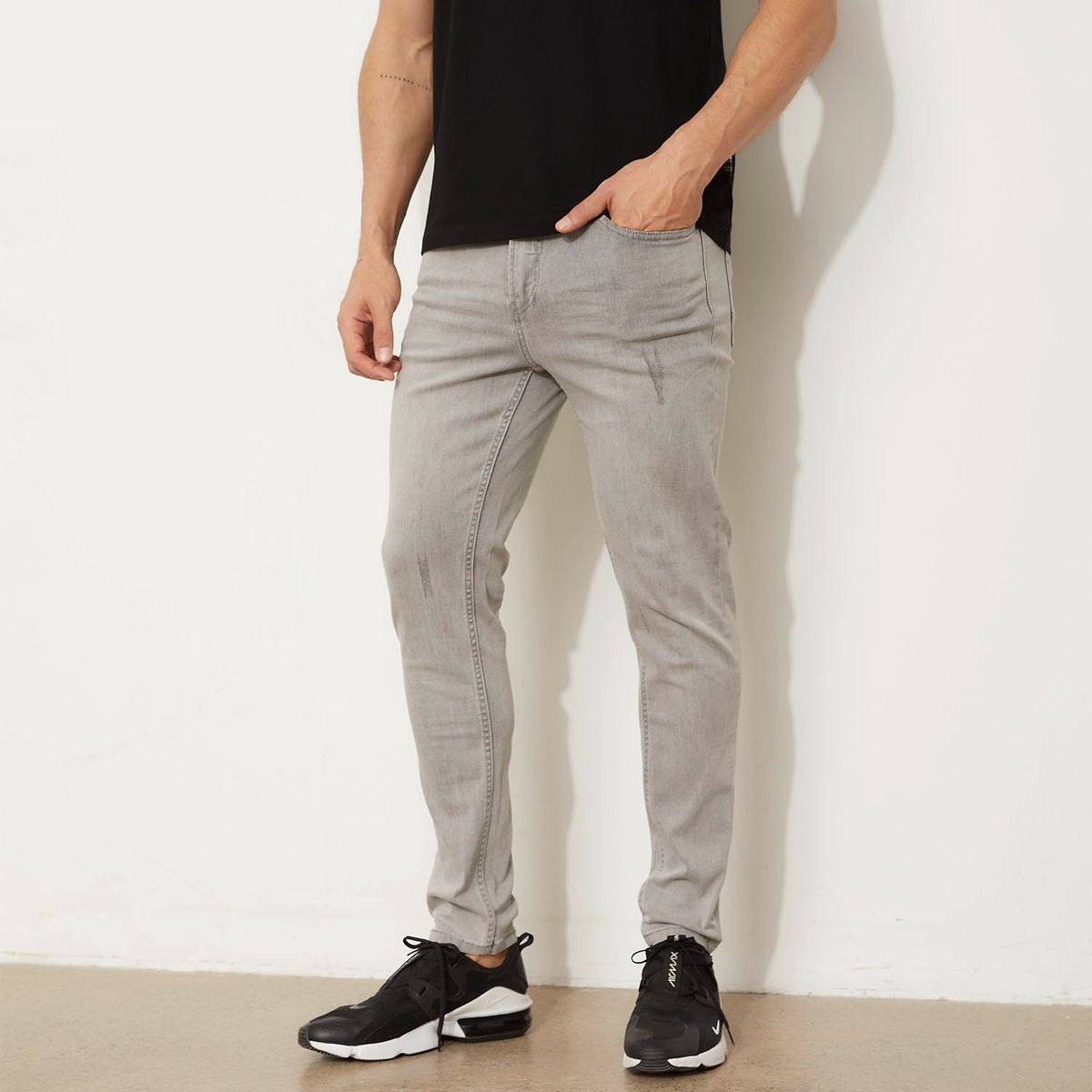 MOSSIMO - Jean 5 Bolsillos Hombre Skinny de Algodón Mossimo