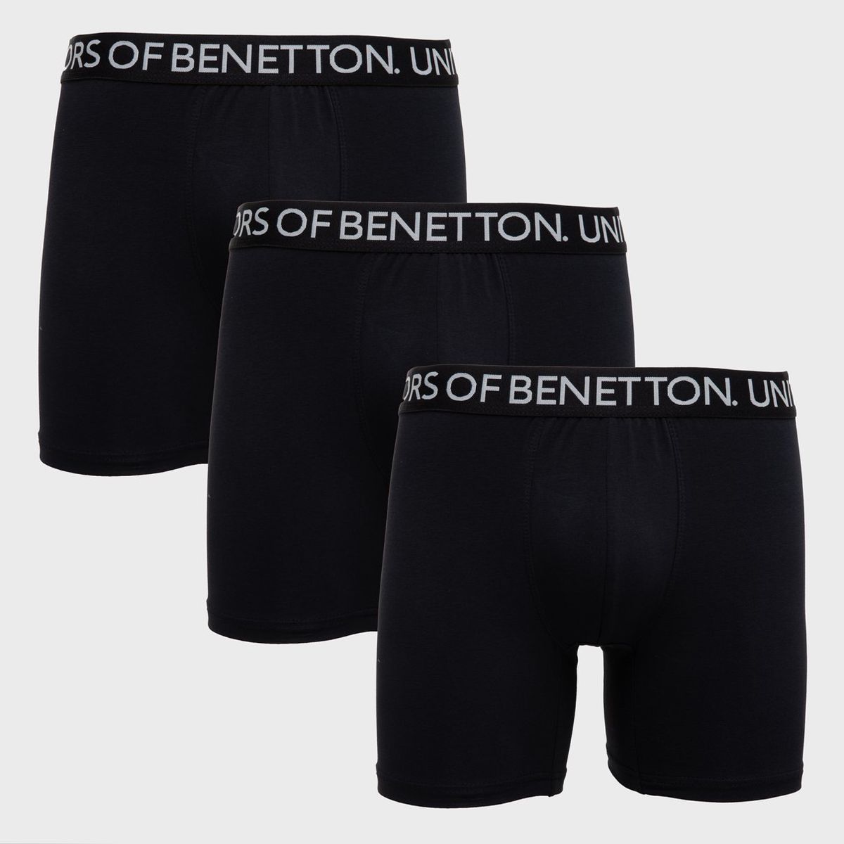 BENETTON - Boxer Hombre Pack de 3 de Algodón Benetton