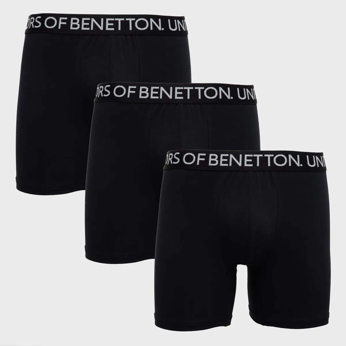 BENETTON - Boxer Hombre Pack de 3 de Algodón Benetton