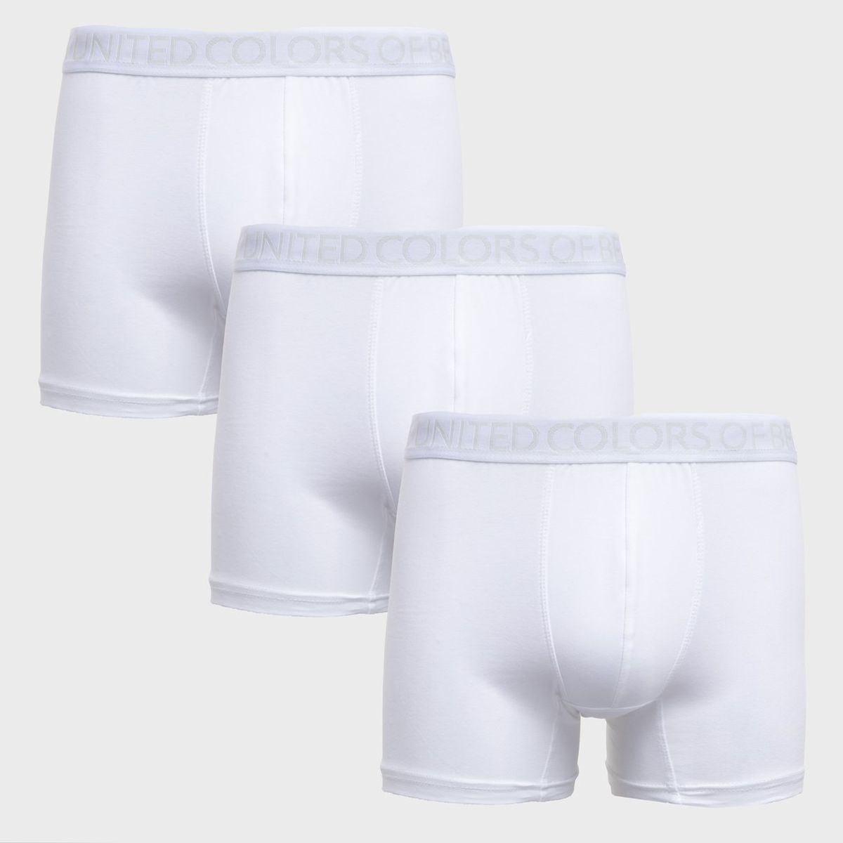 BENETTON - Boxer Hombre Pack de 3 de Algodón Benetton