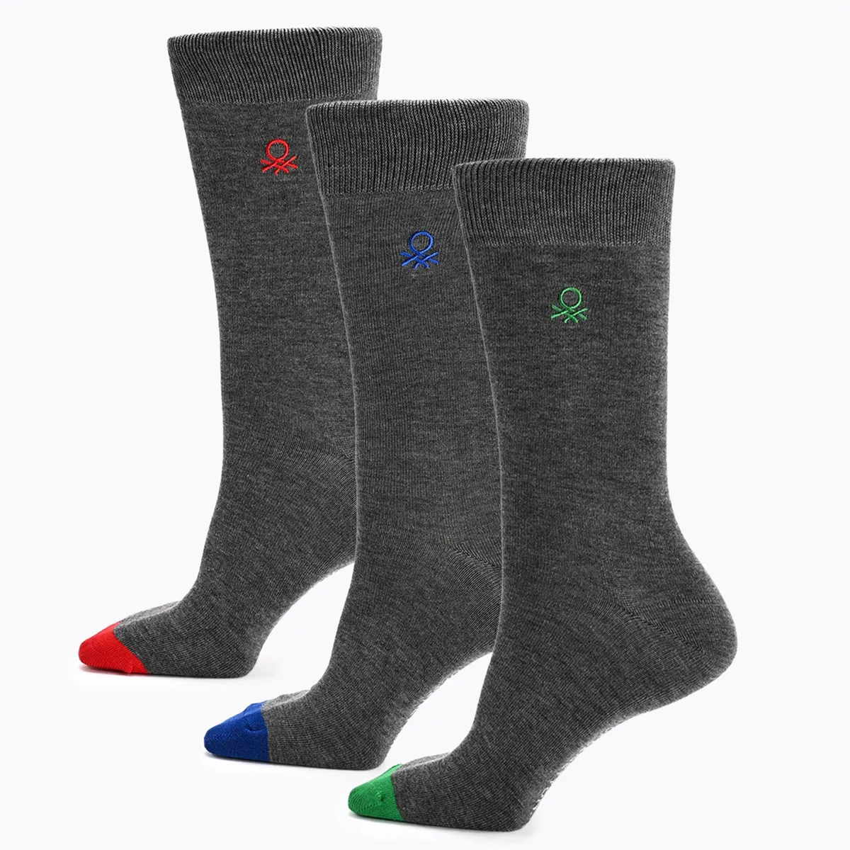 BENETTON - Medias Hombre Medio Pack de 3 Benetton