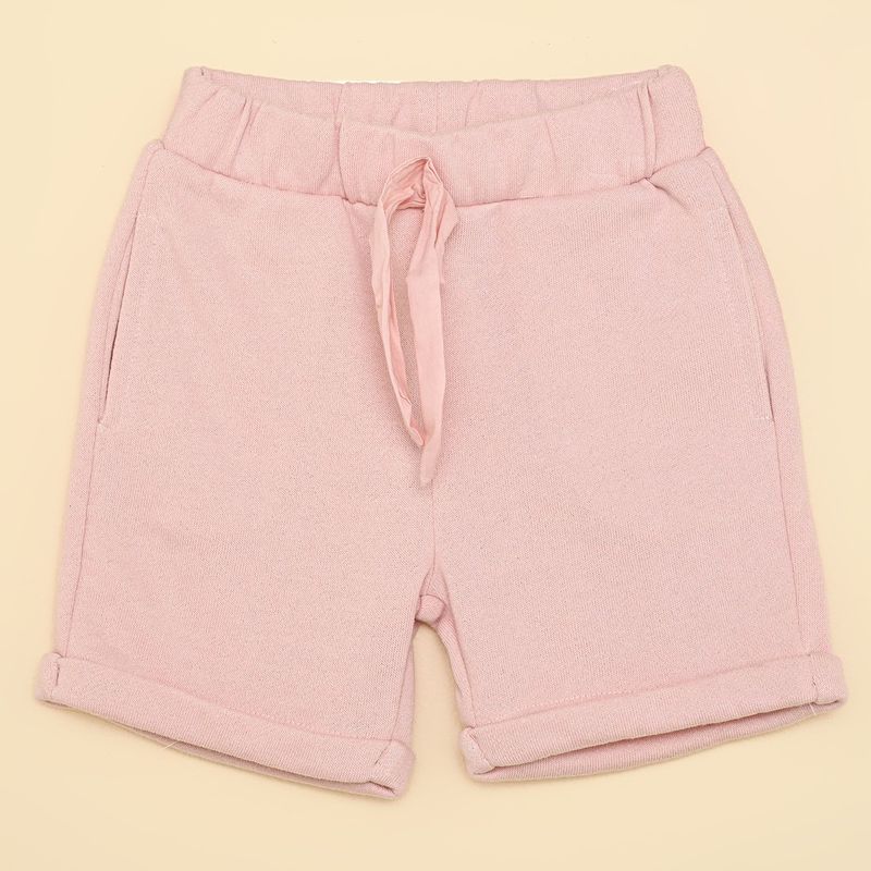YAMP - Short para Bebé niña Cintura elásticada de Algodón Yamp