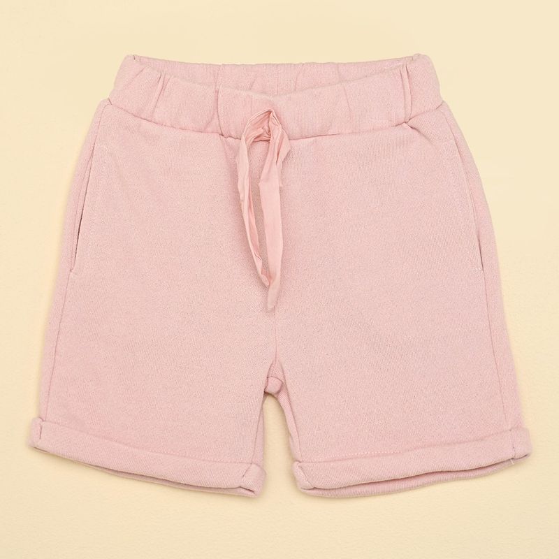 YAMP - Short para Bebé niña Cintura elásticada de Algodón Yamp