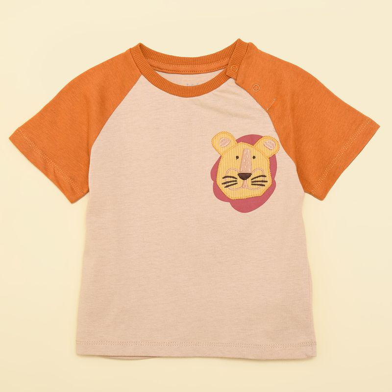 YAMP - Camiseta Bebé niño Con aplique Algodón Yamp