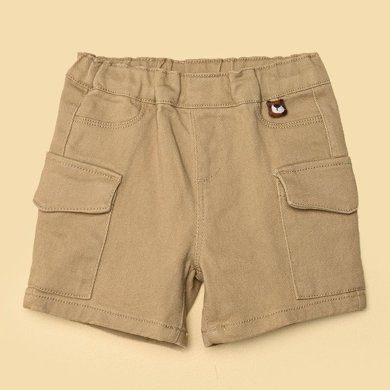 YAMP - Short para Bebé niño Cintura elásticada de Algodón Yamp