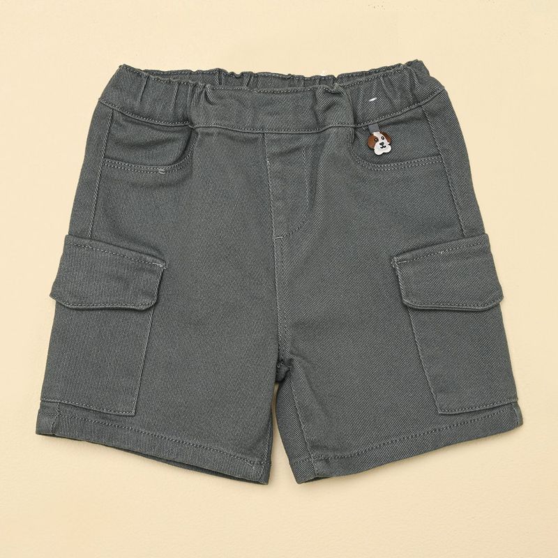 YAMP - Short para Bebé niño Cintura elásticada de Algodón Yamp