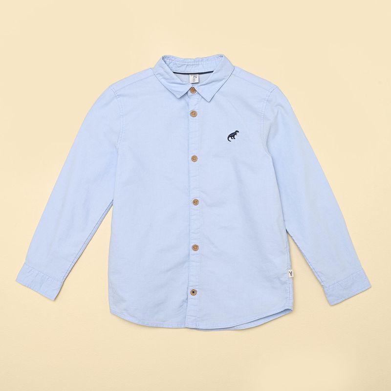 YAMP - Camisa para Niño Manga larga de Algodón Yamp