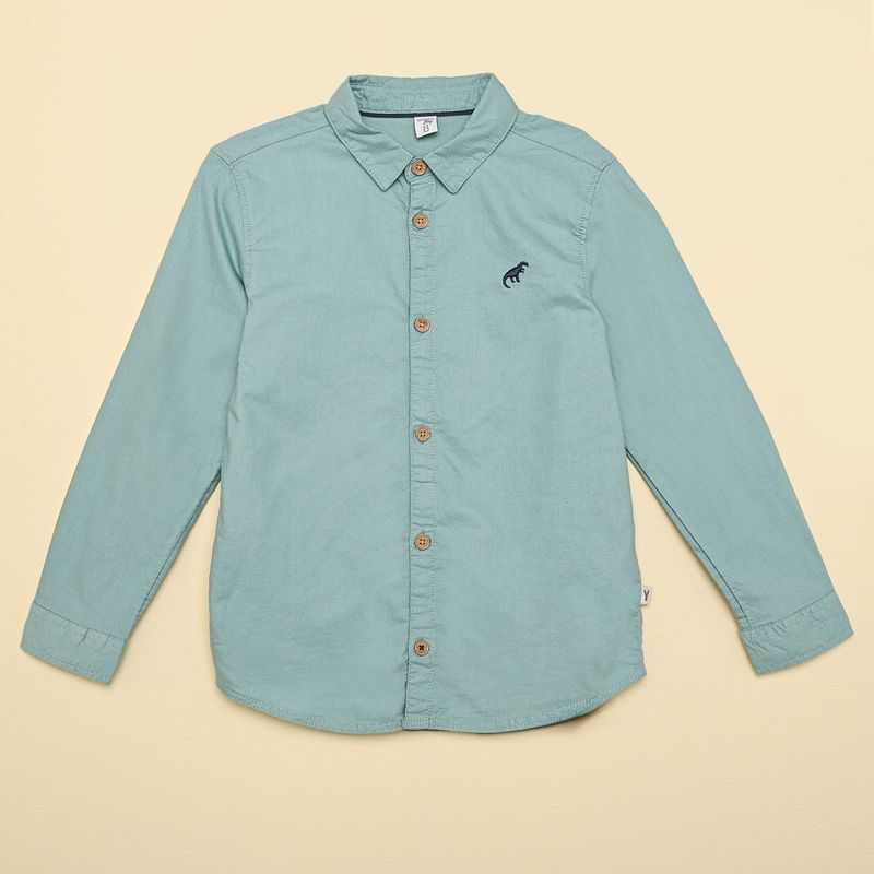 YAMP - Camisa para Niño Manga larga de Algodón Yamp