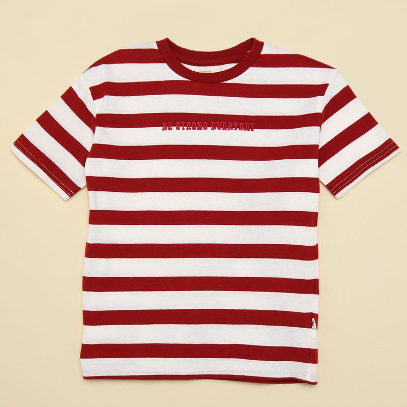 YAMP - Camiseta para Niño de Rayas Manga corta Yamp
