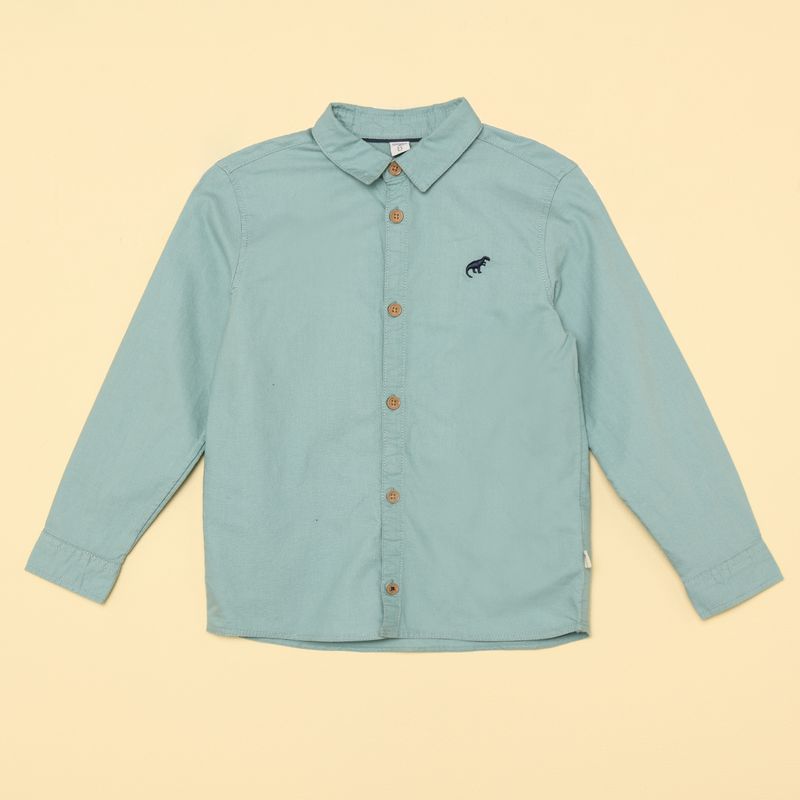 YAMP - Camisa para Niño Manga larga de Algodón Yamp