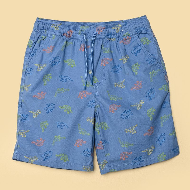 YAMP - Bermuda para Niño Cintura elásticada de Algodón Yamp