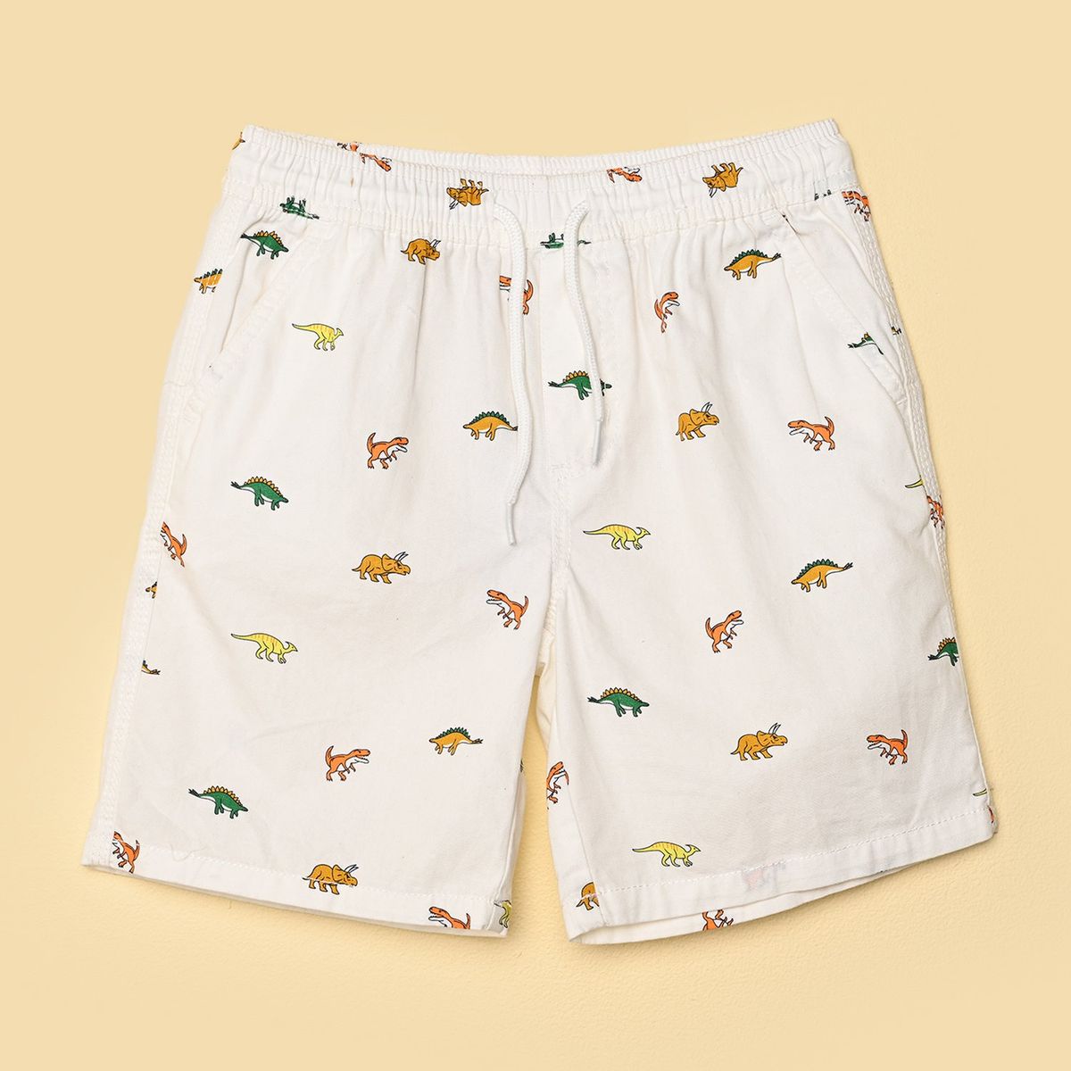 YAMP - Bermuda para Niño Cintura elásticada de Algodón Yamp